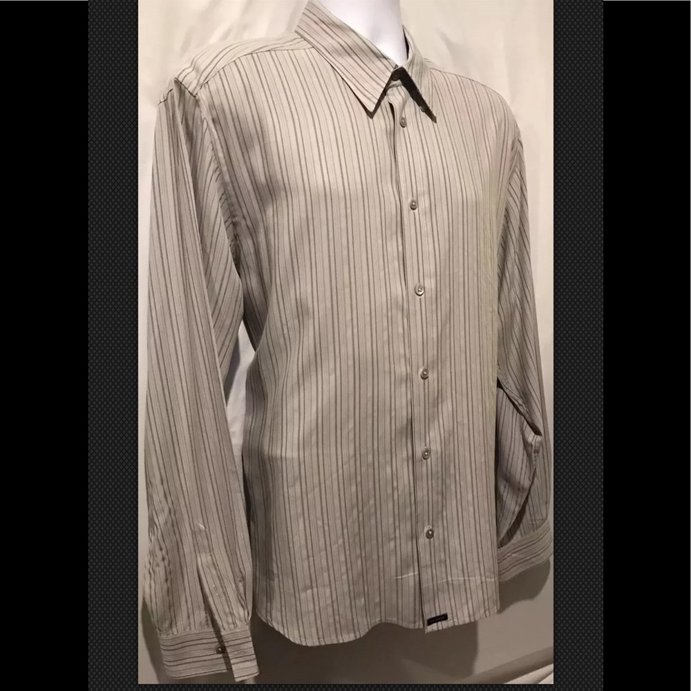 TED BAKER London Men’s Dress Button Shirt Striped - Picture 6 of 10